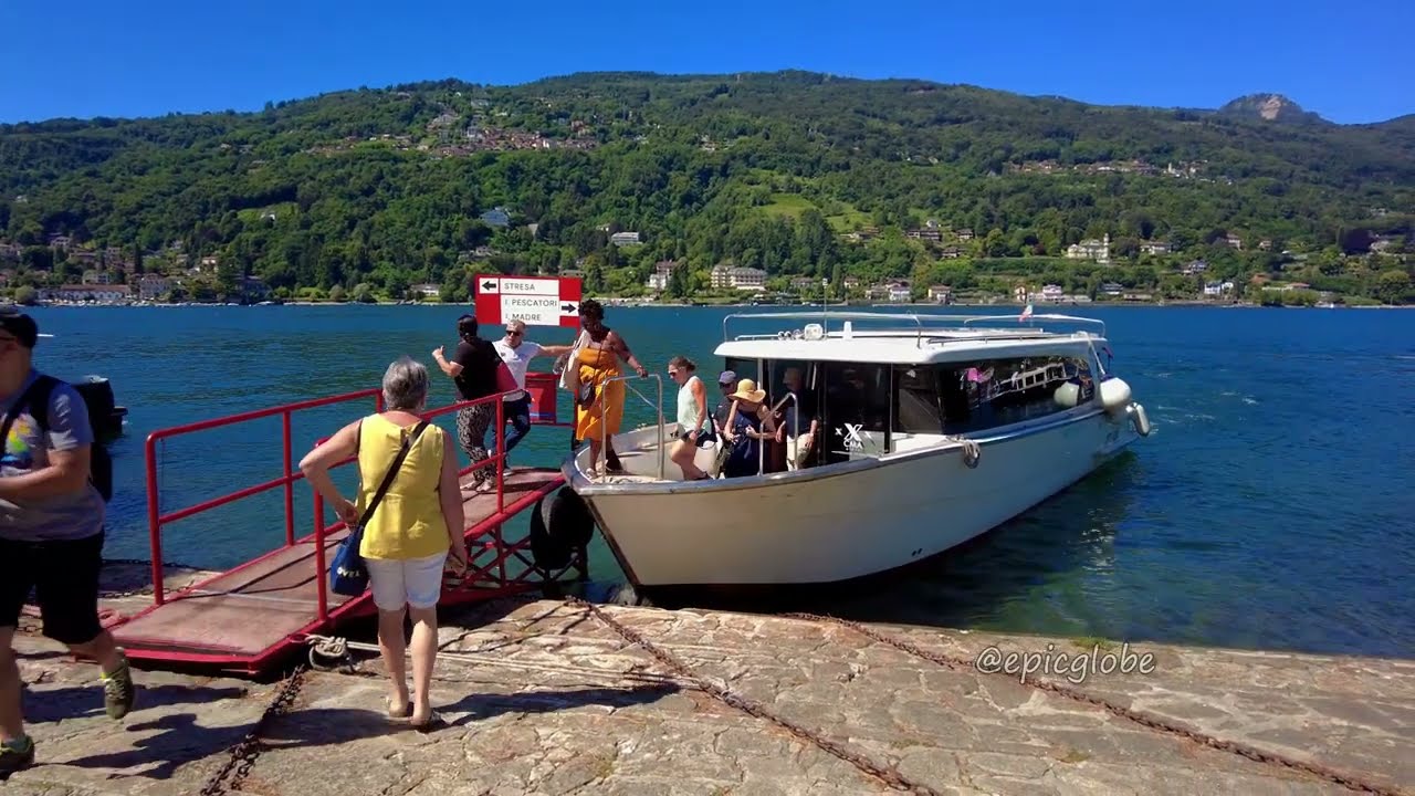 STRESA  to ISOLA BELLA Boat Tour -   Lago Maggiore Italia