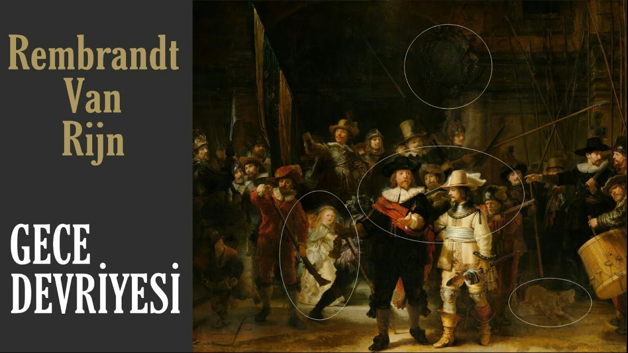 Rembrandt'ın Hayatını Altüst Eden Skandal Tablosu : GECE DEVRİYESİ