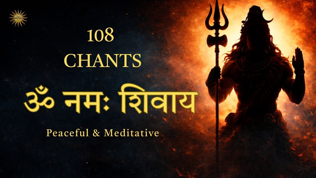 🔱 Om Namah Shivay-108 Times Chant | Deep Meditation & Peaceful Mantra I MemeRani Bhakti Sagar