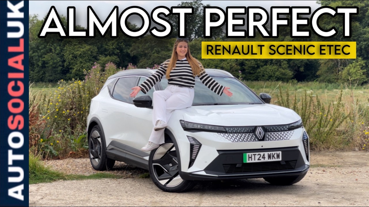 ЛУЧШИЙ ЭЛЕКТРОМОБИЛЬ НА СЕЙЧАС? — Обзор Renault Scenic Electric в Великобритании 4K