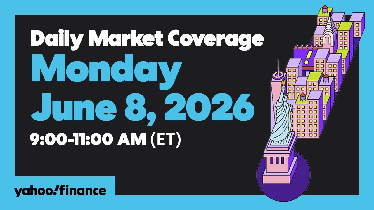 Yahoo Finance Live: Dow, S&P 500 и Nasdaq растут, акции производителей чипов восстанавливаются, И...