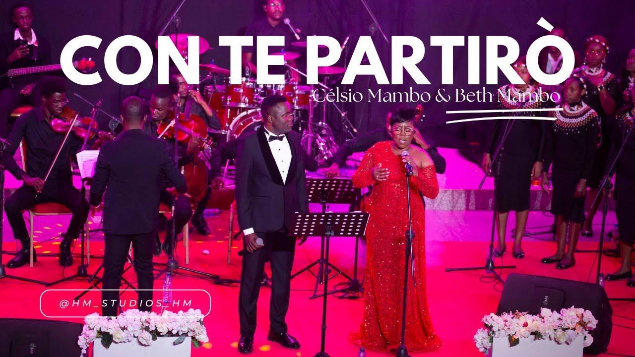 CON TE PARTIRÒ - CÉLSIO MAMBO & BETH MAMBO | Orquestra Camarata de Luanda