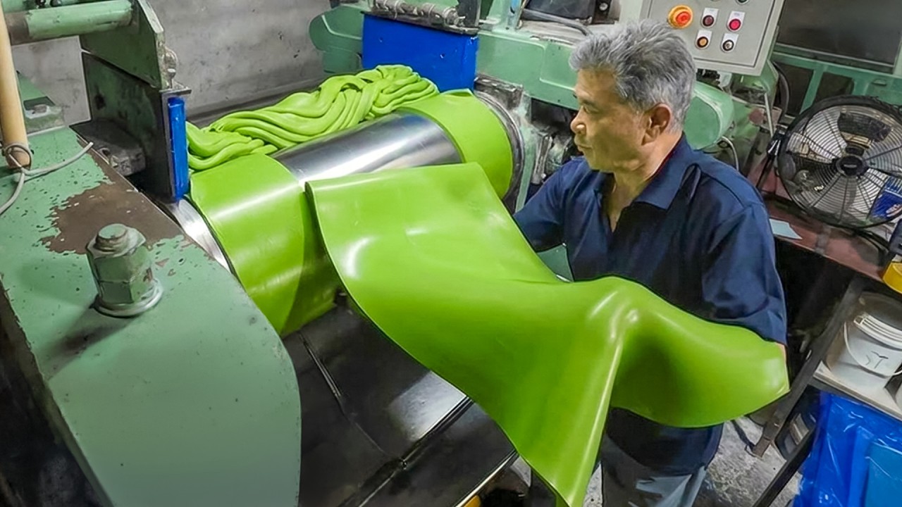 Mass Production Process of Silicone Goods. 40 Year Silicone Products Factory
