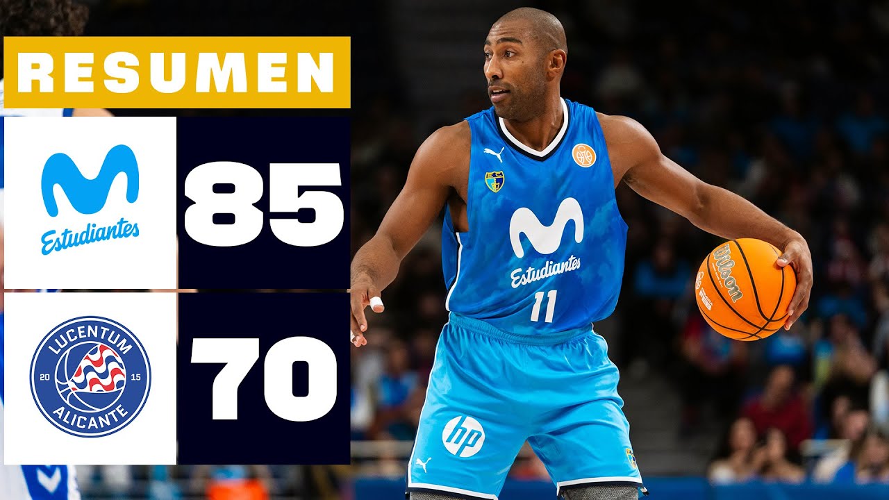 MOVISTAR ESTUDIANTES 85-70 HLA ALICANTE | RESUMEN PRIMERA FEB