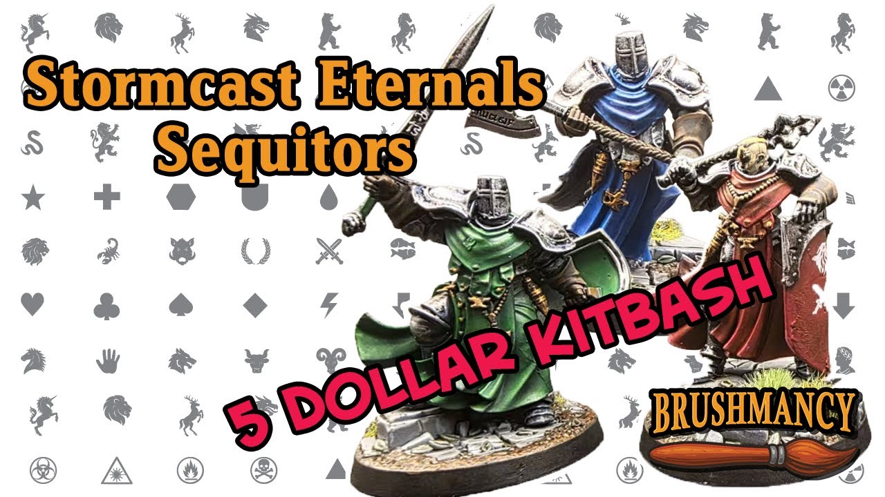 Stormcast Eternals – $5 Sequitor Kitbash! Turn 2nd Hand Bargains into Knights | AoS, Old World, DnD