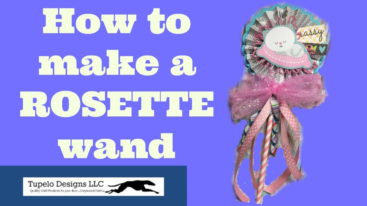 Rosette wand how to make diy