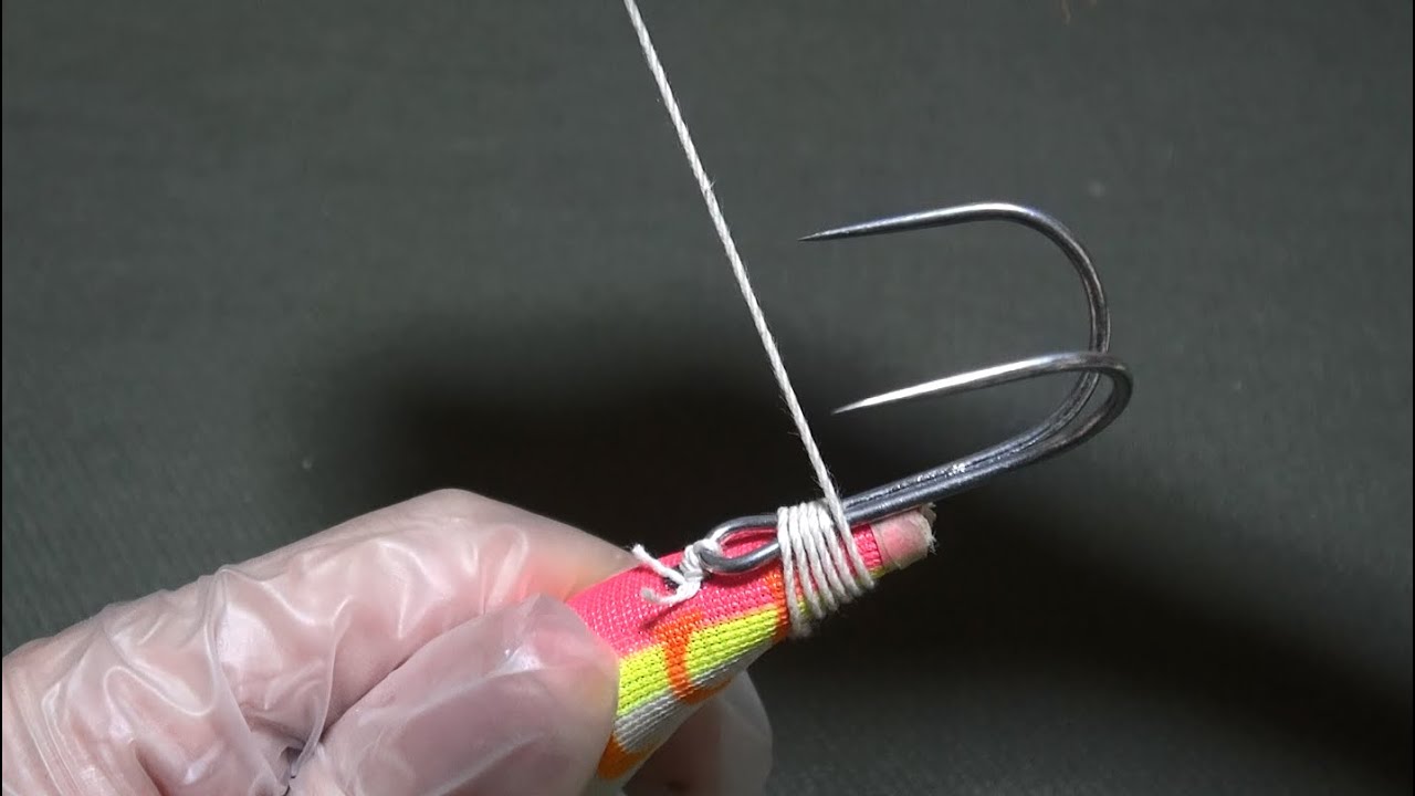 高強度の自作タコエギの作り方。