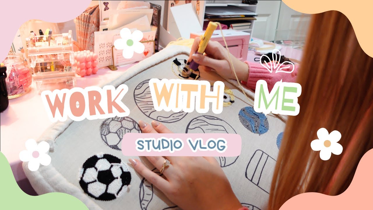 Studio Vlog // making holiday orders, running errands, + 2024 planning! #smallbusiness l