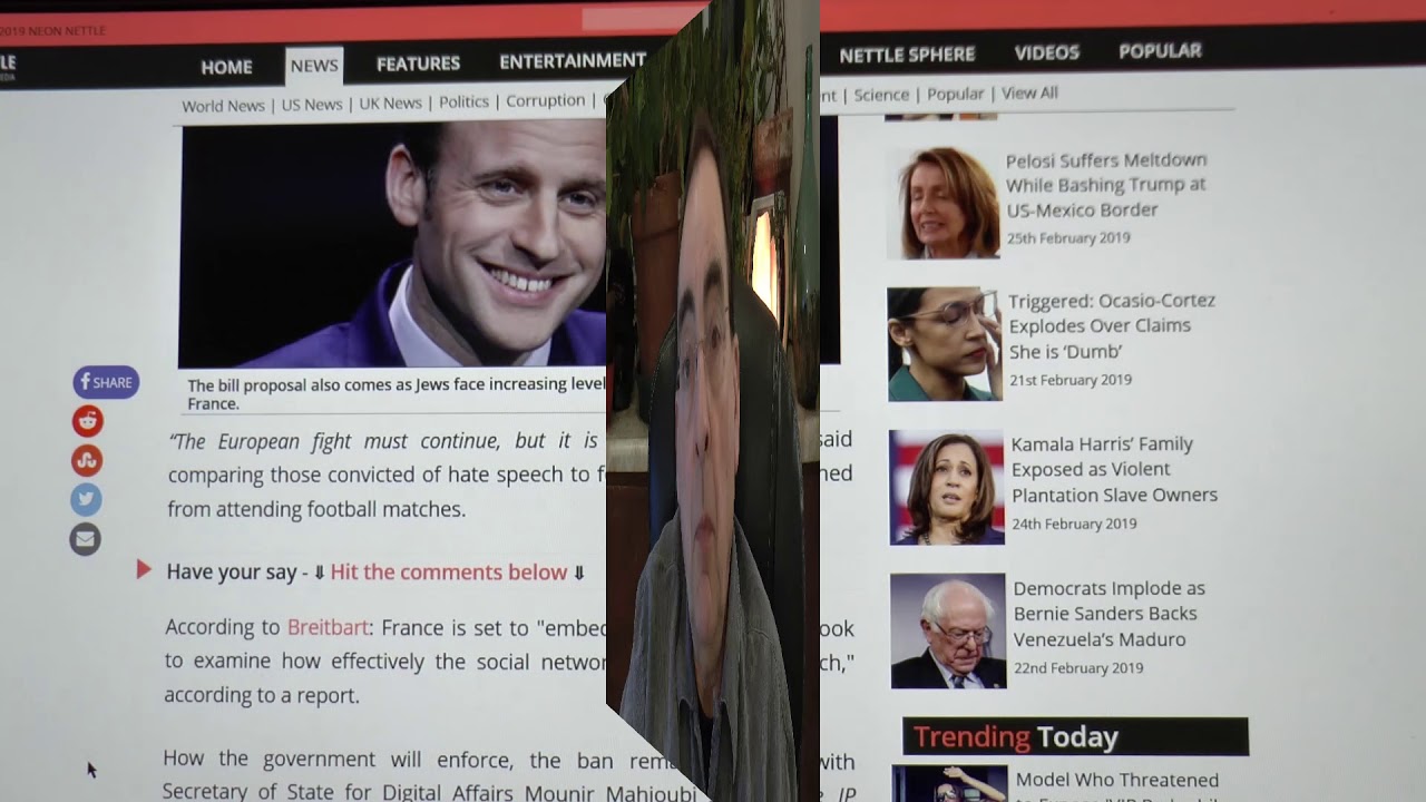 MACRON. LIFETIME BAN ON SOCIAL MEDIA FOR WRONG THINK??  AS YELLOW VEST SPEAK OUT AGAINST HIM!