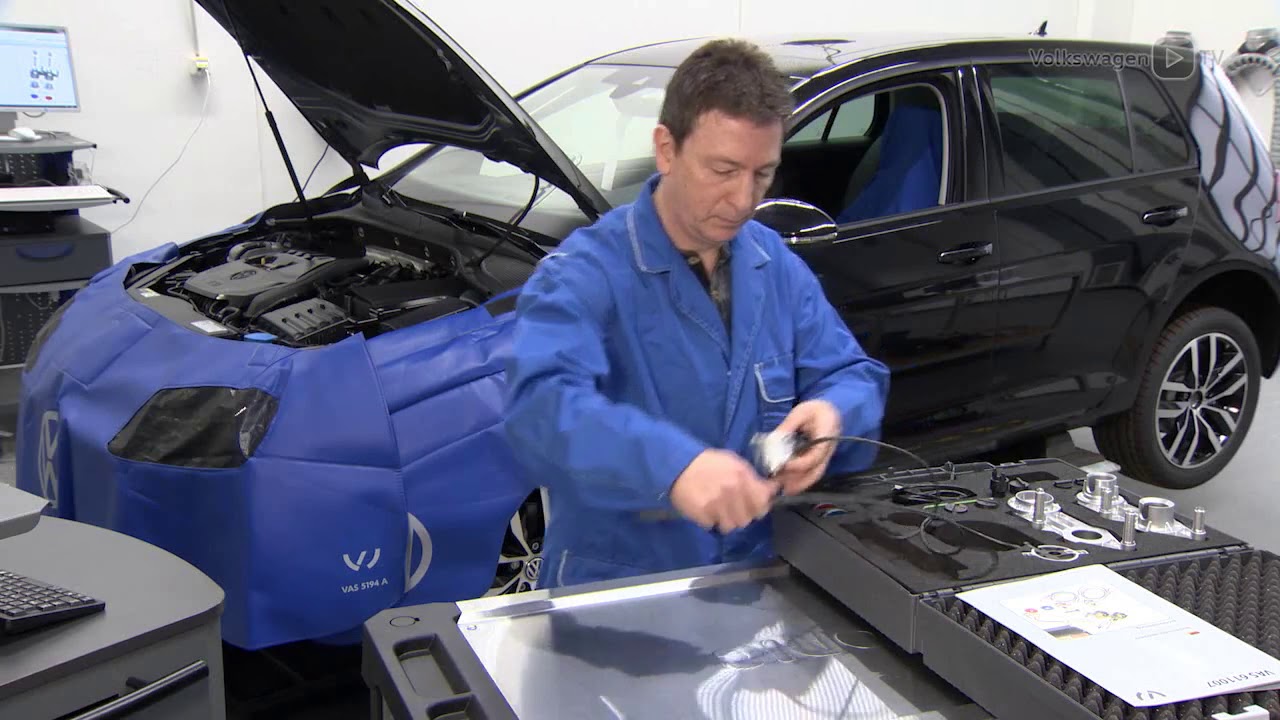 VW Инструкция по регулировке фаз газораспределения с помощью VASS 611007
