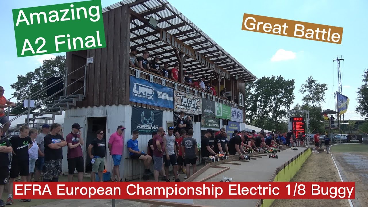 A2 Finale Elektro 1/8 Offroad - EFRA Europameisterschaft 2023 beim ESV Bischofsheim