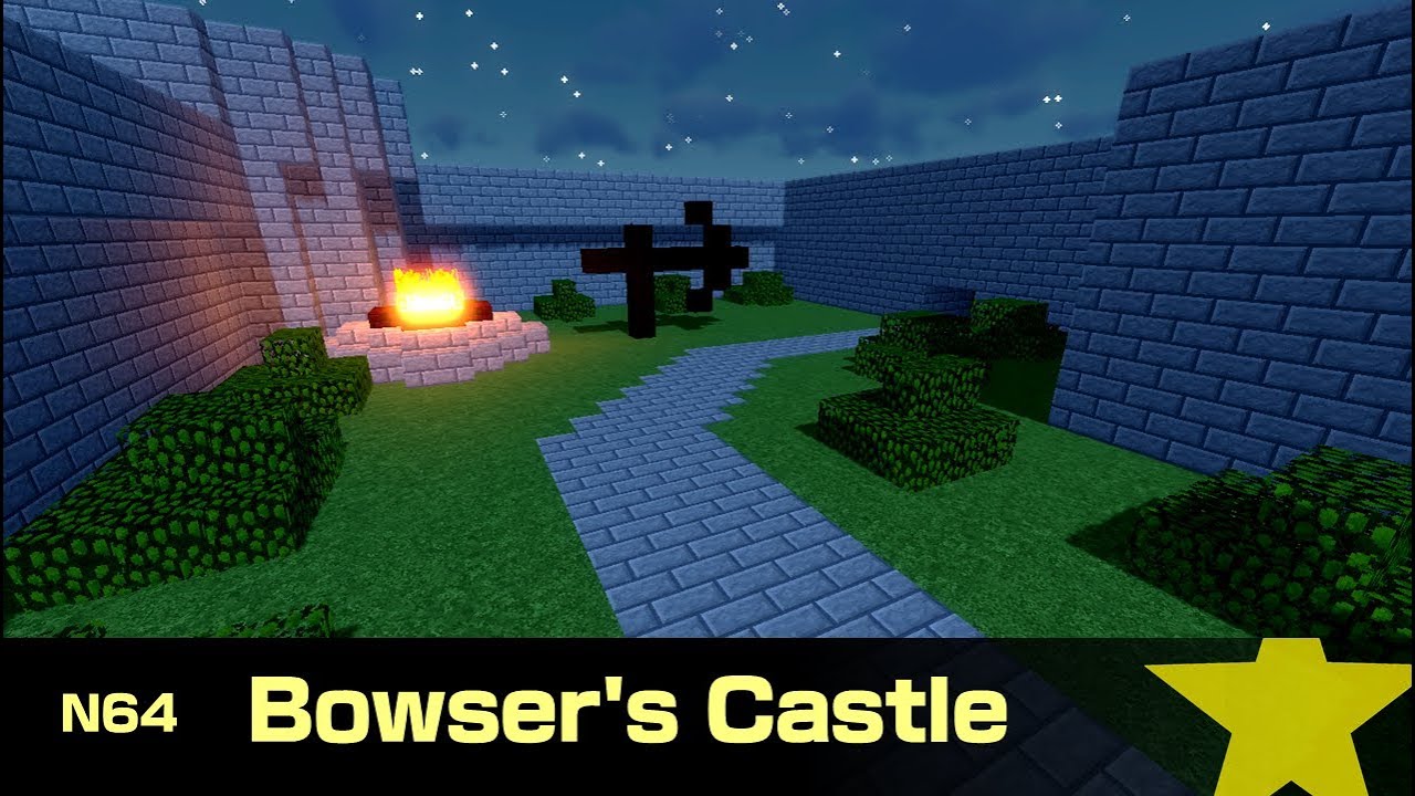 Bowser's Castle - Mario Kart 64 in Minecraft