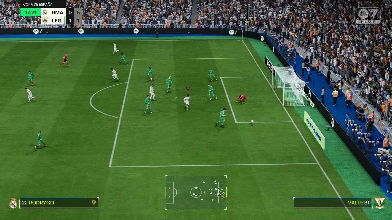 Real Madrid x Leganes - carreira de manager - EA SPORTS FC 25