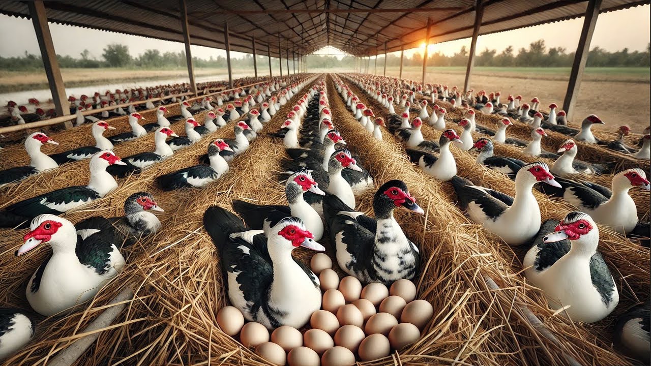 MUSCOVY DUCK Farming - How To Raise Organic Muscovy Ducks For Eggs