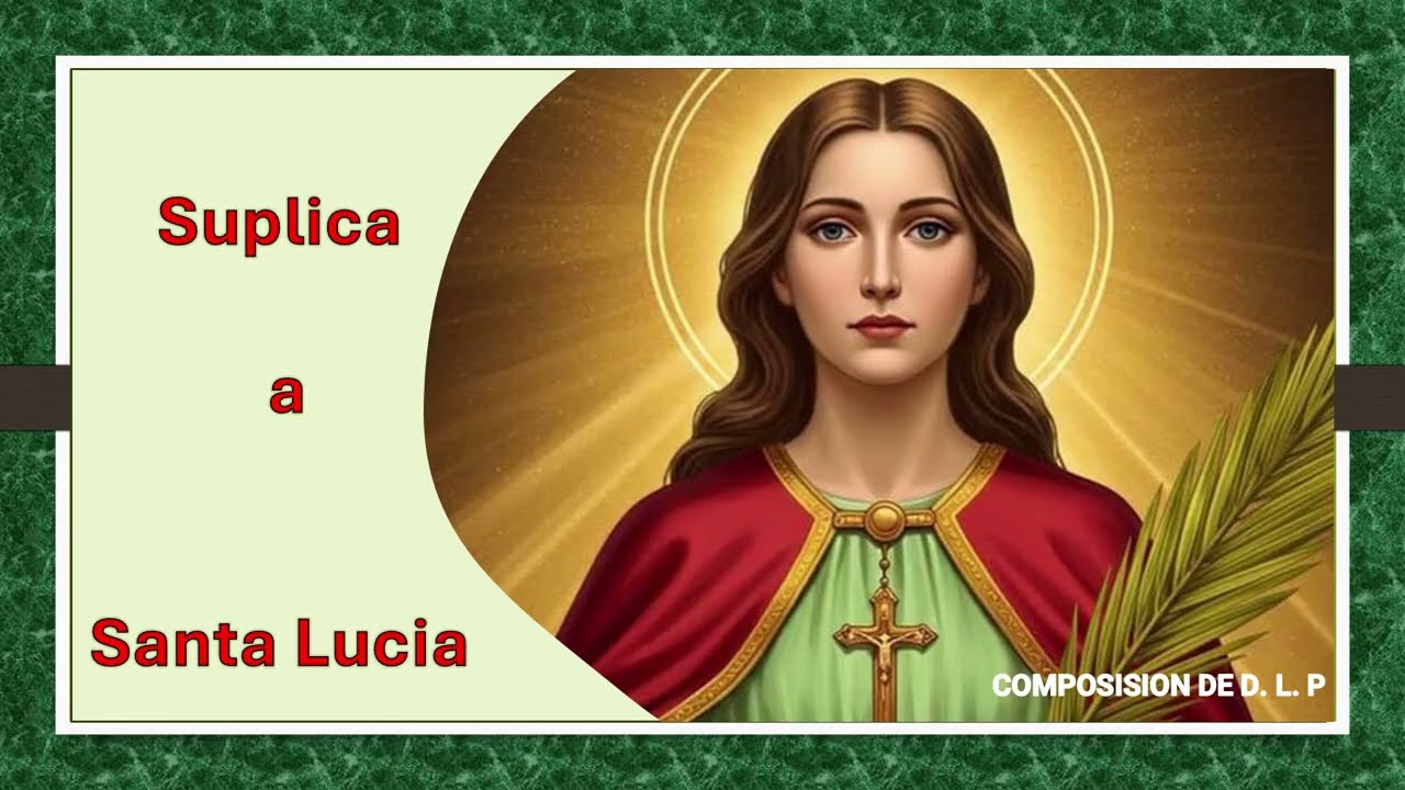 Suplica a santa Lucia