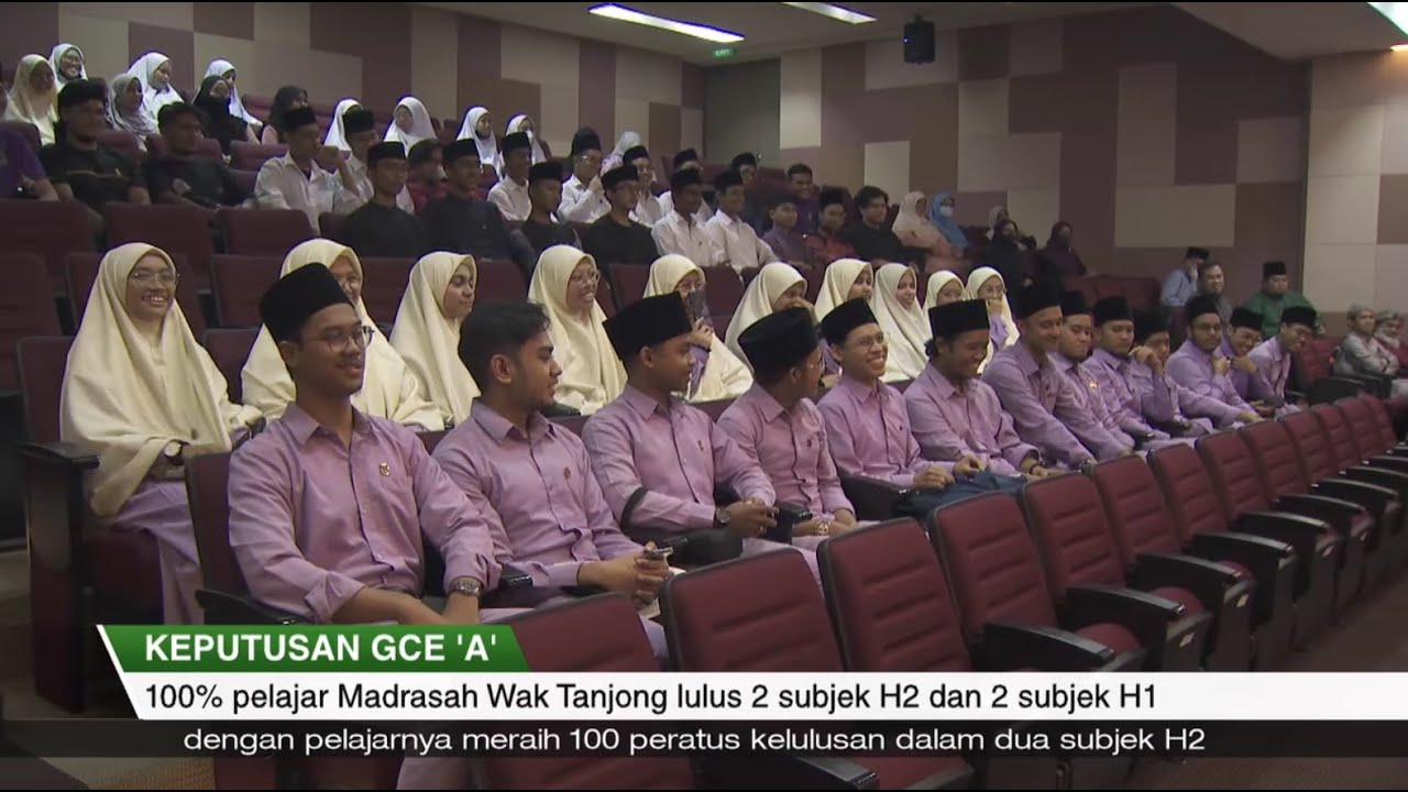 Liputan Wartawan | Madrasah Wak Tanjong raih keputusan cemerlang dalam peperiksaan GCE 'A'