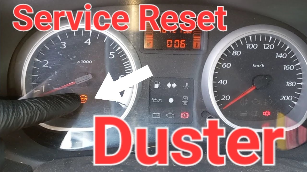 Cum resetam martor ,service ulei, Dacia Duster 1.5 dci