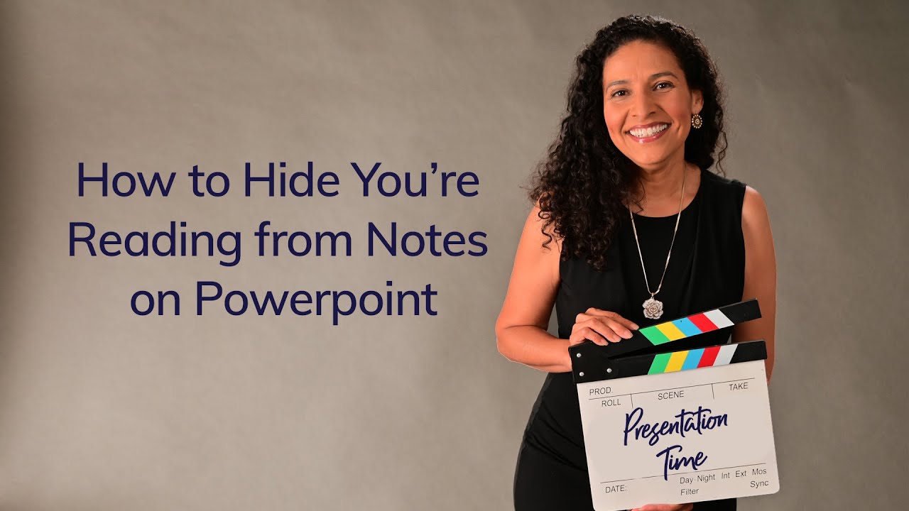 How to Hide You're Reading Notes During Your PowerPoint Presentation