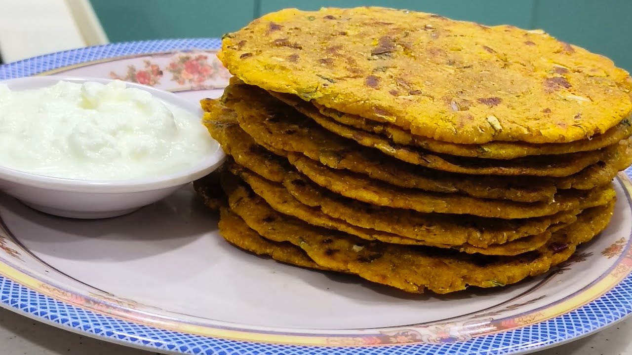 ज्वारीच्या पिठाचे पौष्टिक परोठे | Healthy Jowar Paratha Recipe in Marathi | Gluten Free Paratha