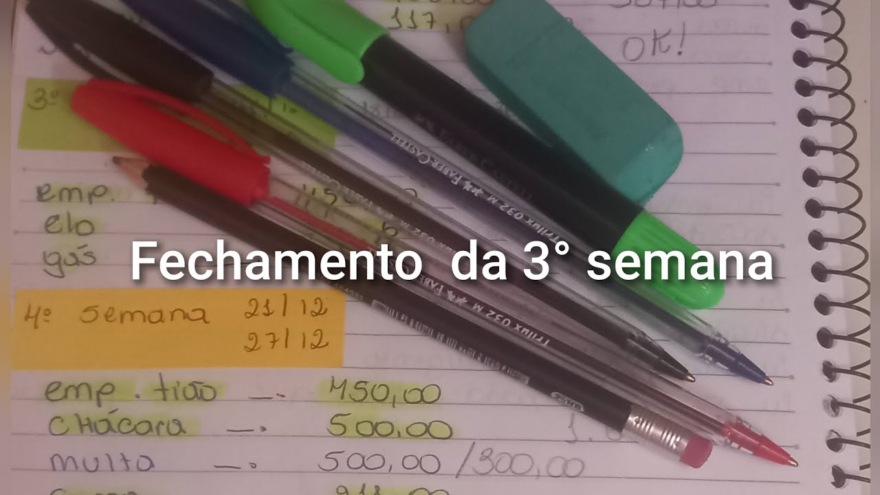 Compartilhei as entradas dos salgados/ 3° semana 