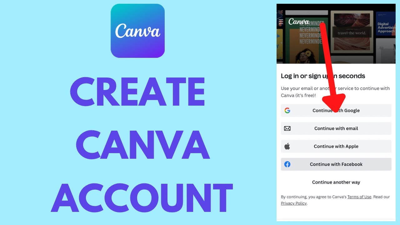 How to Create A Canva Account (Canva Sign Up 2025)
