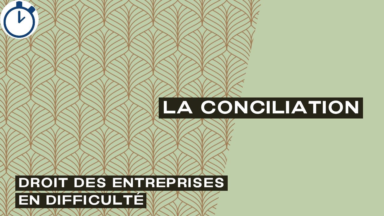 La Conciliation : [Droit des entreprises en difficulté]