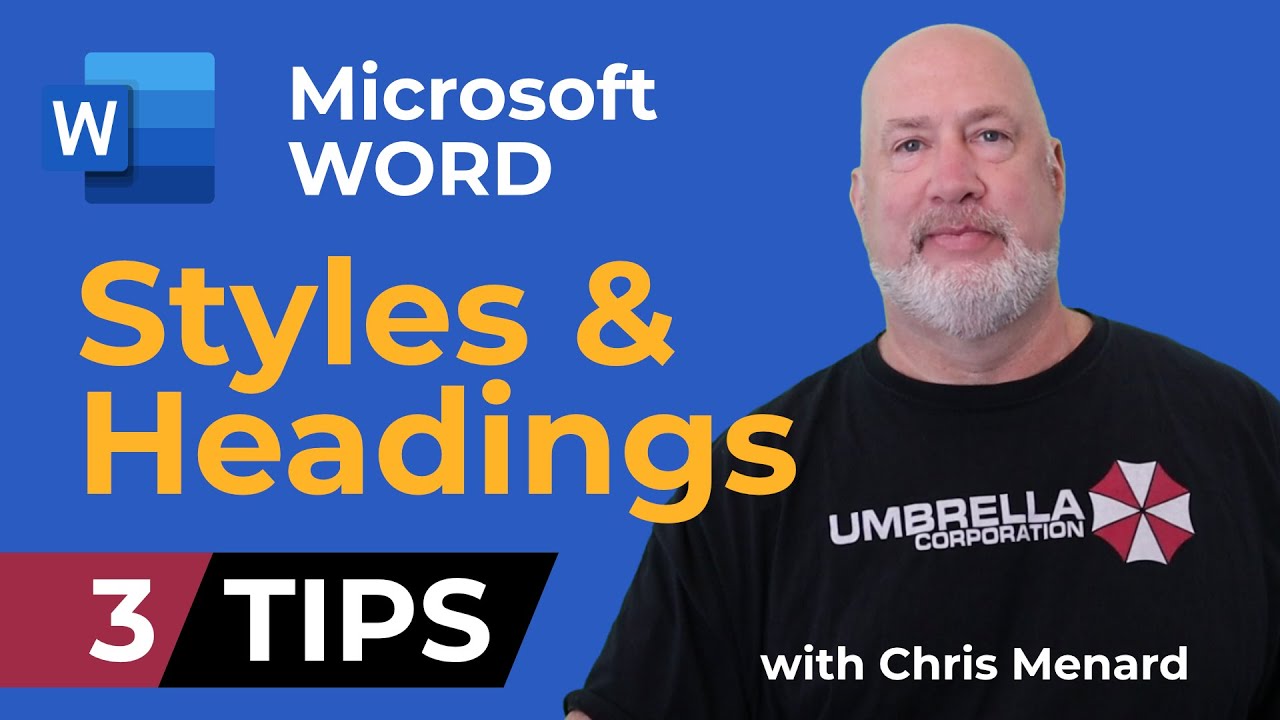 Word - Styles and Headers - 3 TIPS
