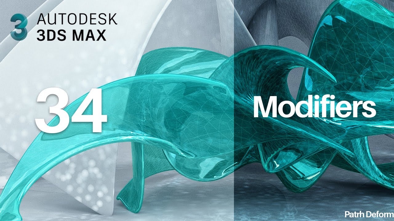 3dsmax Tutorial 34 Path Deform Modifiers Example | Full Course in English | Beginners Tutorial