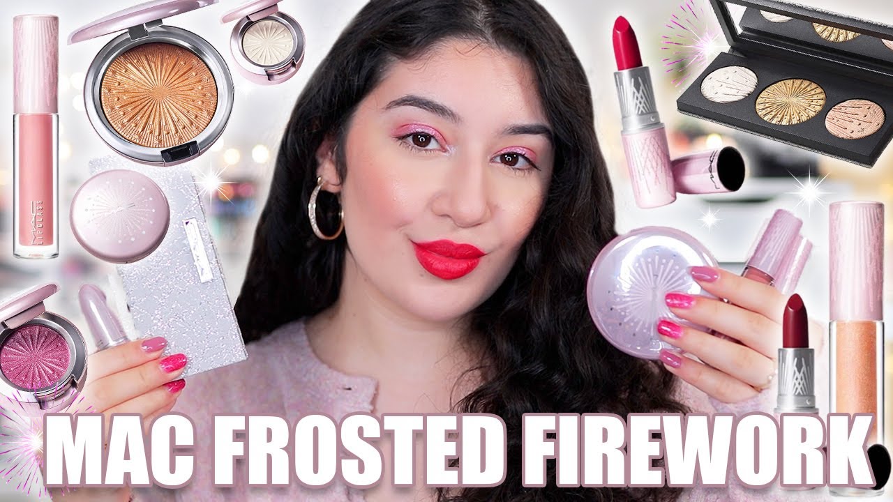 MAC FROSTED FIREWORK HOLIDAY 2020 COLLECTION SWATCHES & REVIEW