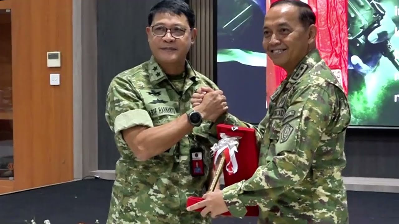 Lepas Sambut Kepala Badan Teknologi dan Informasi Pertahanan (Kabatekhan) Kementerian Pertahanan RI