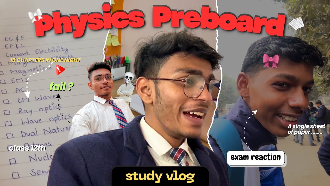A Day Before PREBOARD Exam 📚 || 10+ Chapters Left ☠️ || PREBOARD in 24 Hrs 😭 || 