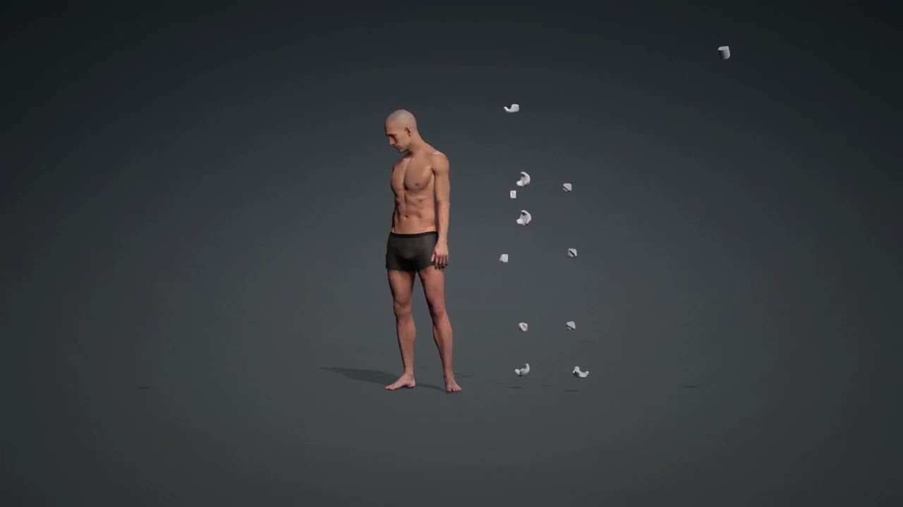 Vive Tracker Mocap + Character Creator 4 test （raw data）