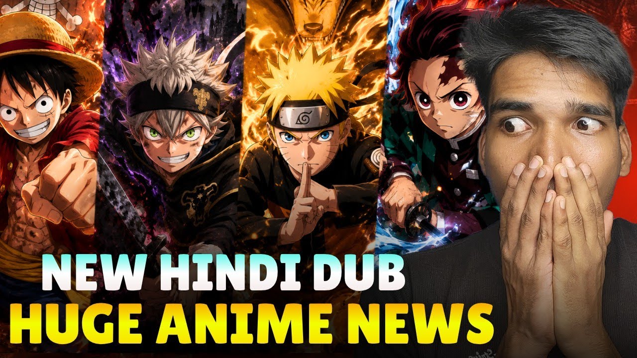 🔥New Hindi Dub Anime!! Naruto Shippuden Hindi Dub New Episodes Release Date!! Black Clover Hindi Dub