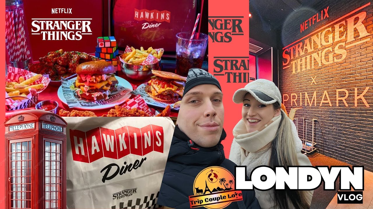 Stranger Things w Londynie : PRIMARK, Fastfood Hawkins Diner. Oxford Street & Mayfair vlog