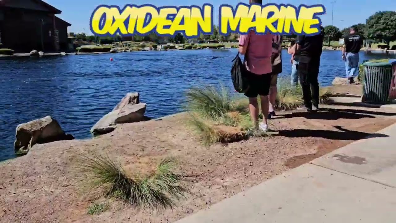Oxidean Marine at the NHRSA National Hobby Retail Sales Association trade show outdoor boat demo