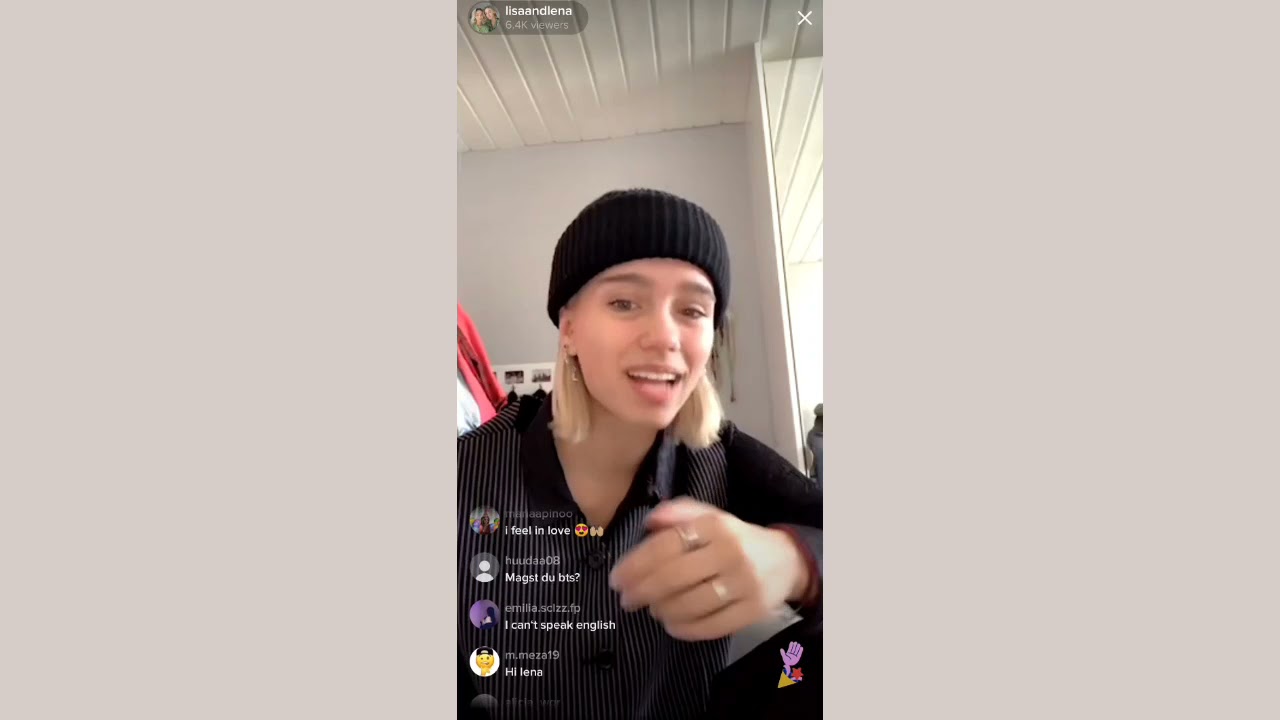 lisaandlena TikTok live 24.03🌺