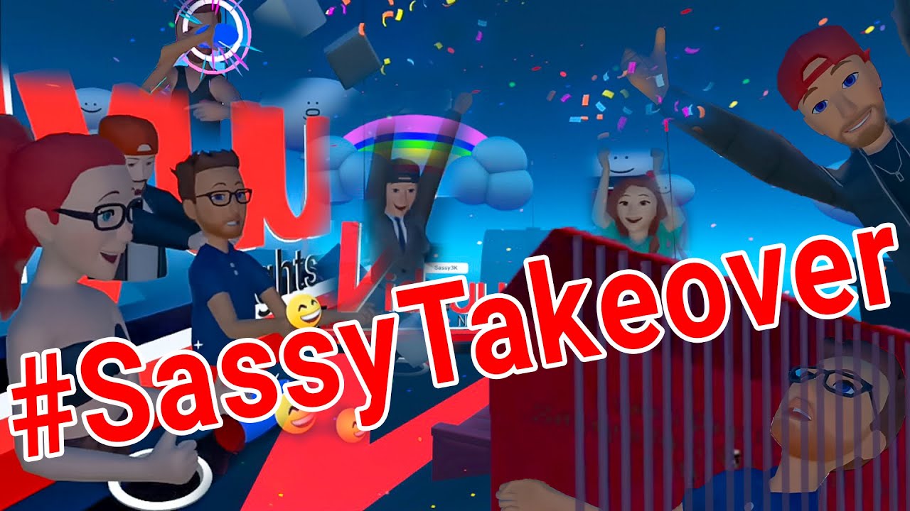 #SassyTakeover at Vidyuu Nights in Horizon Worlds!