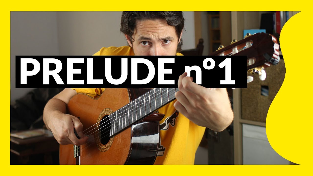 PRELUDIO Nº1 🥇 de H. Villa-Lobos | PARTITURA+TAB