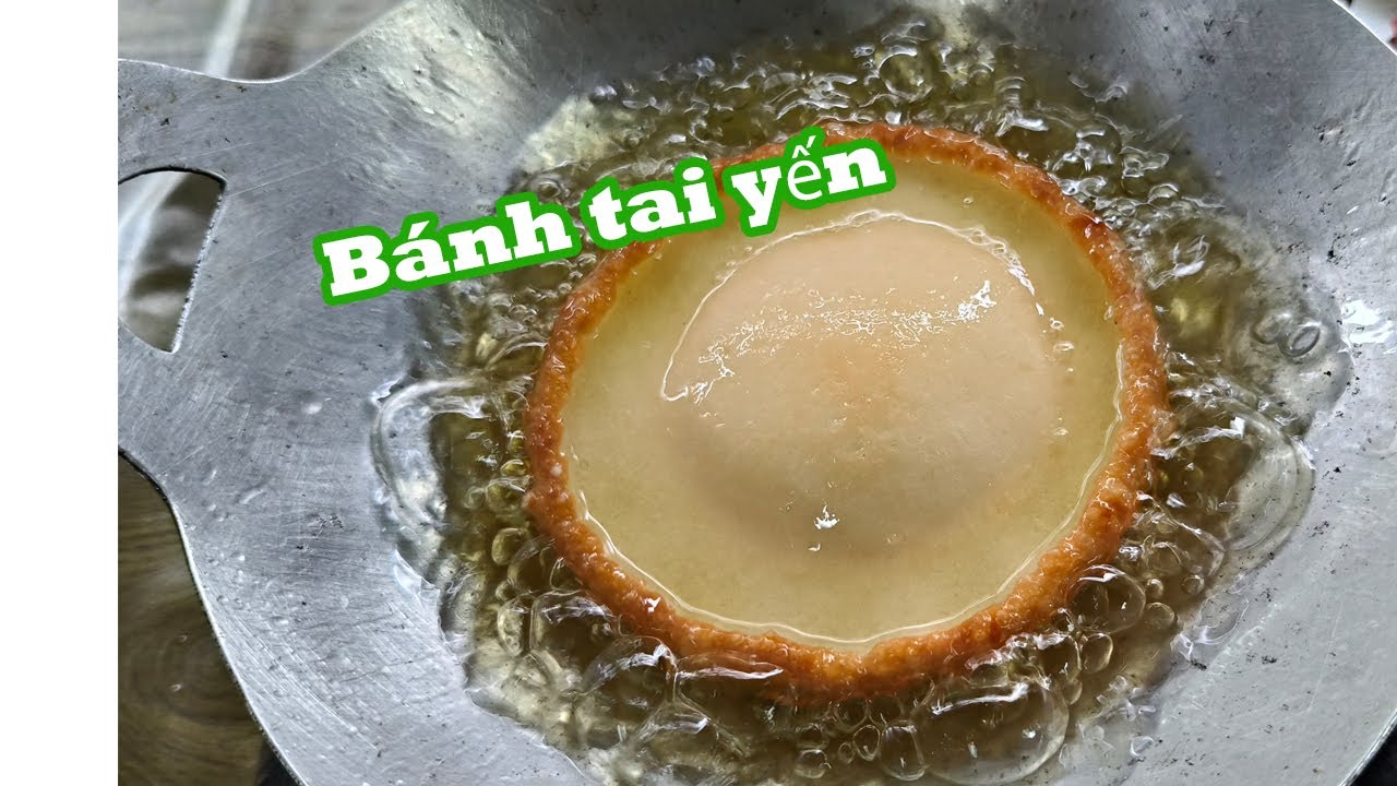 bánh tai yến #chiên gòn #bánh chiên