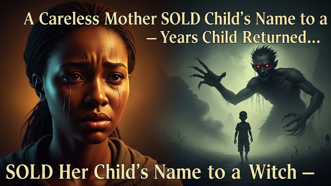 An Unwanted Boy Was Left with the River Mermaids — What Came Back Was Not a Child…  #AfricanFolktale