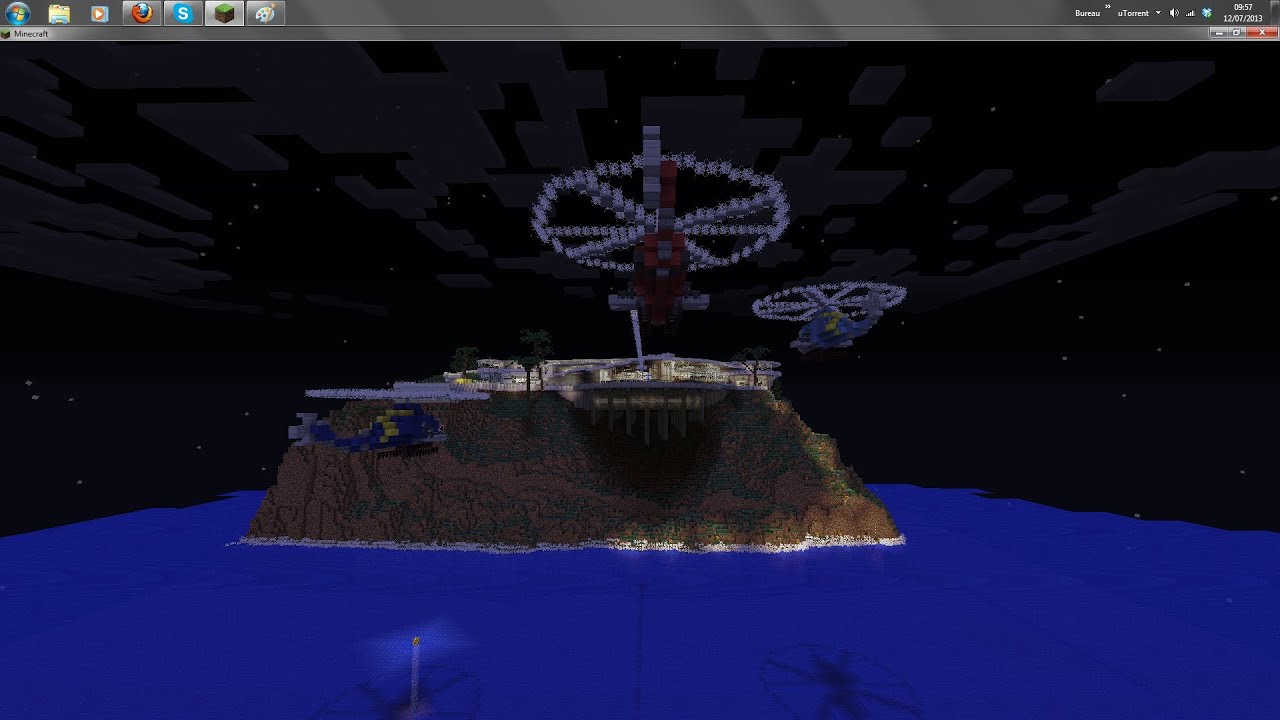 Minecraft tony stark's house  iron man 3