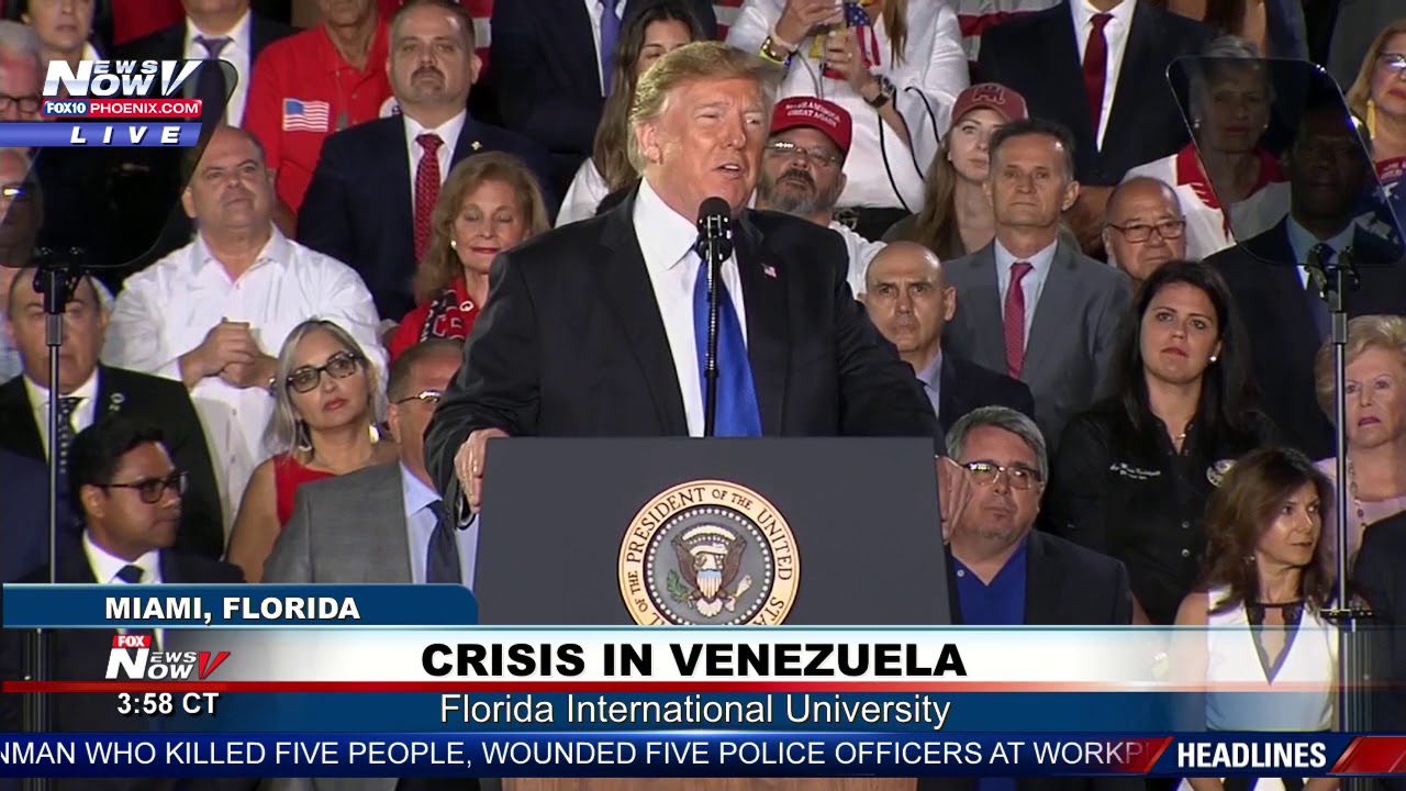 FULL SPEECH: President Trump Addresses Crisis In Venezuela