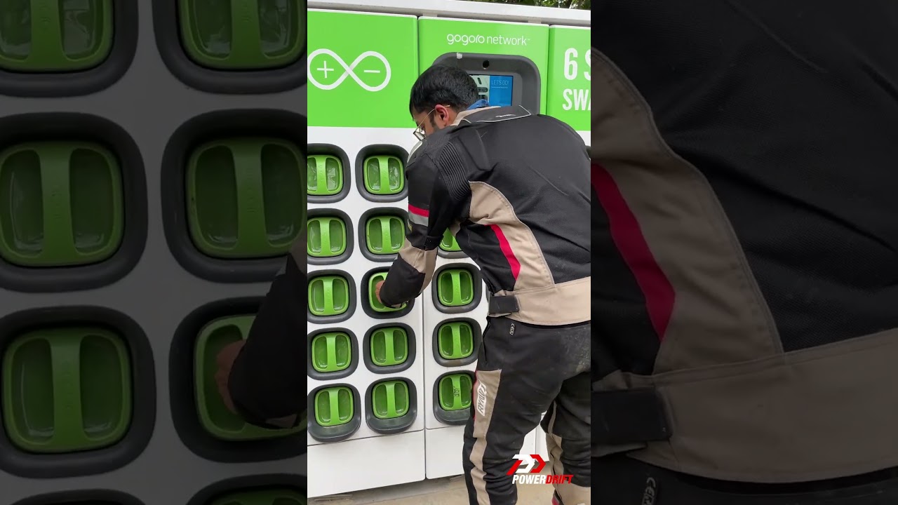 Gogoro's 6 second battery swap. #PowerDrift #PDArmy #GoGoRo #Shorts