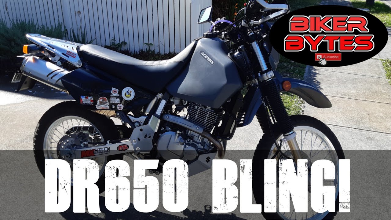 DR650 - B&B Off Road Accessories and USB Charger Install