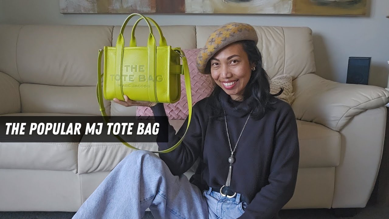 THE MARC JACOBS SMALL LEATHER TOTE BAG #wimb #whatsinmybag
