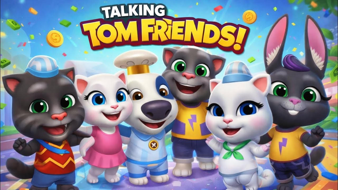 Tom Friends Baby Cat Game children cartoon🥰 game 🎮 #tomandjerry #Cat #viralgameplay 