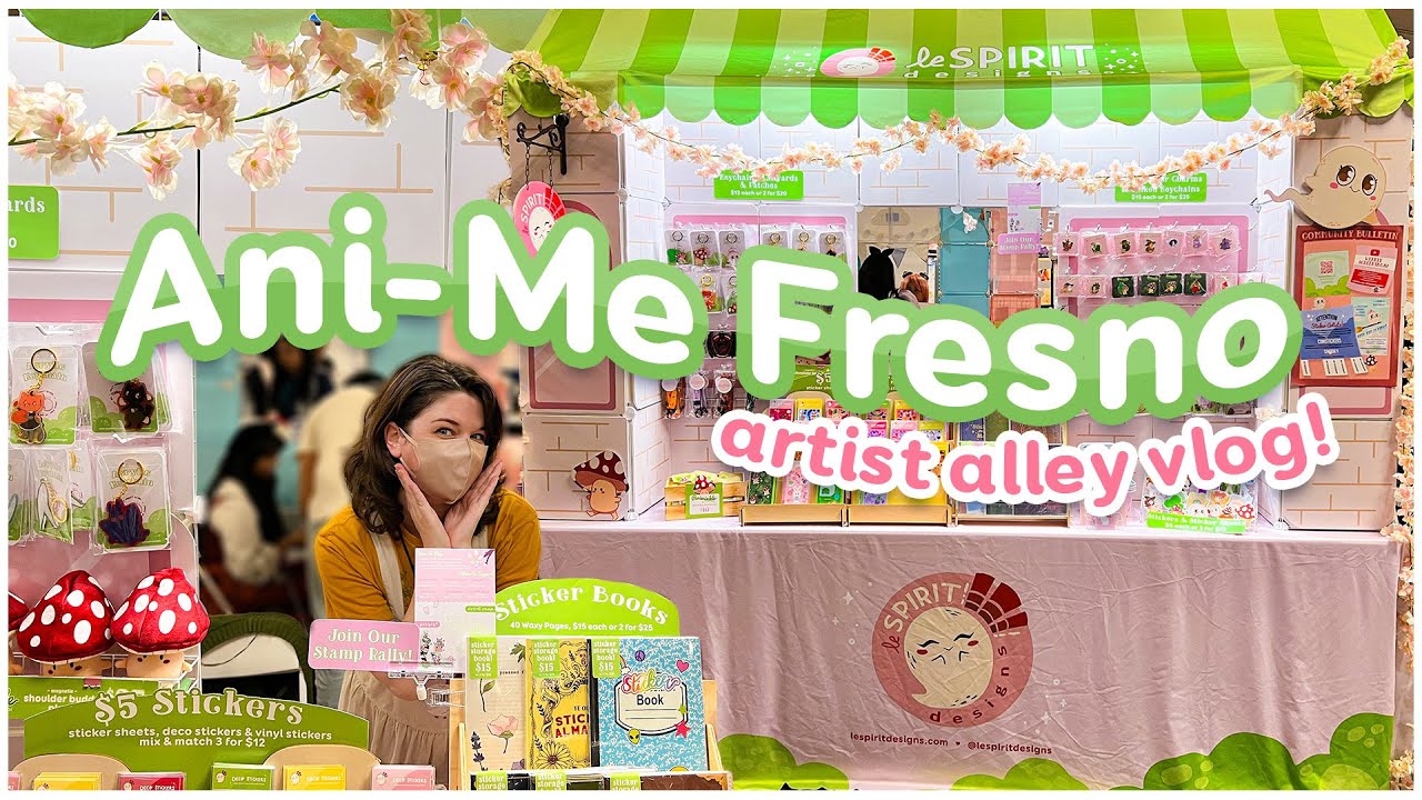 ARTIST ALLEY VLOG 🍀 Selling At Our Local Con in Fresno!