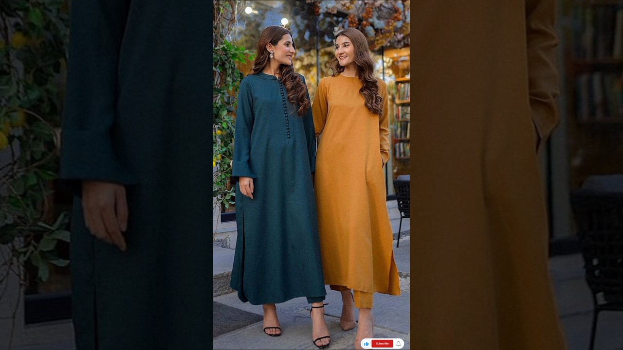 Plain suit dress designs 2025 /winter plain suit designing /plain suit design ideas#wintercollection