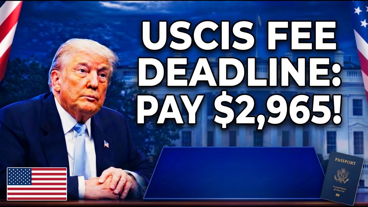 USCIS Fee Deadline Pay $2,965 or Get Rejected
