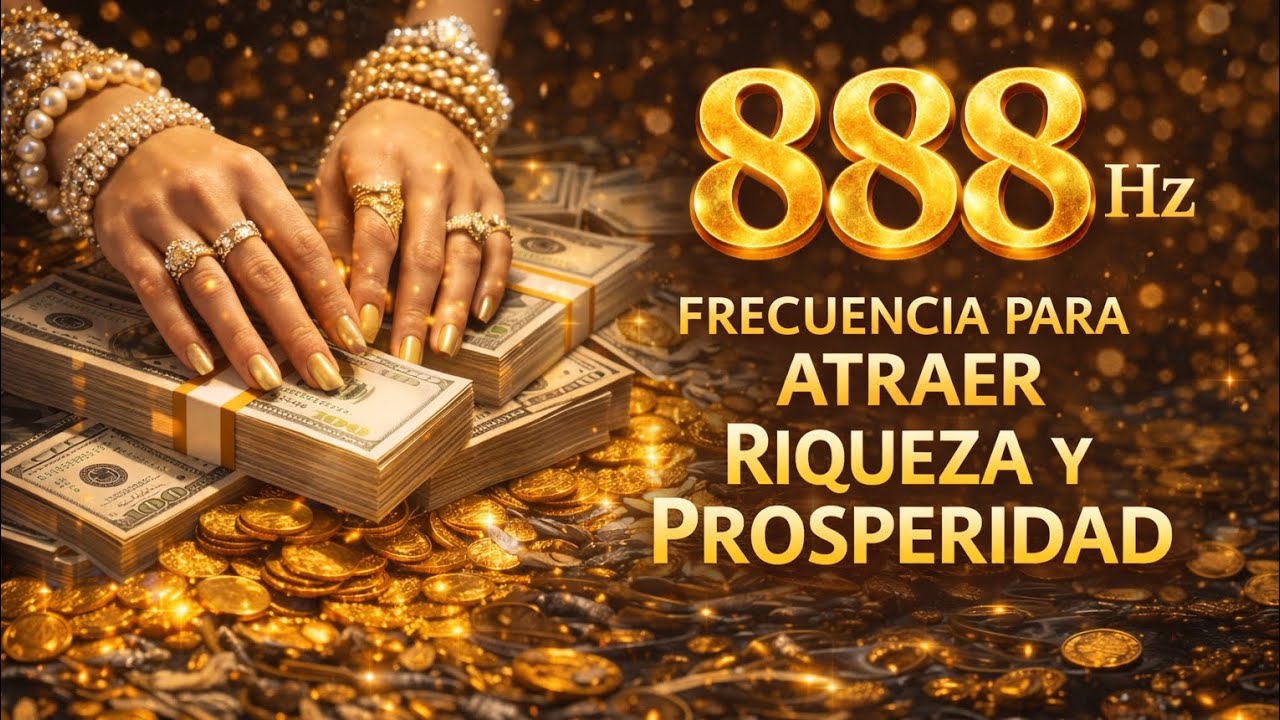 888 Hz | 💰Activa dinero y prosperidad | Música para manifestar riqueza.✨